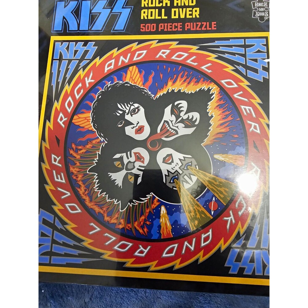 Zee Productions KISS Rock and Roll Over 500-Piece Music Jigsaw Puzzle 17+ NEW